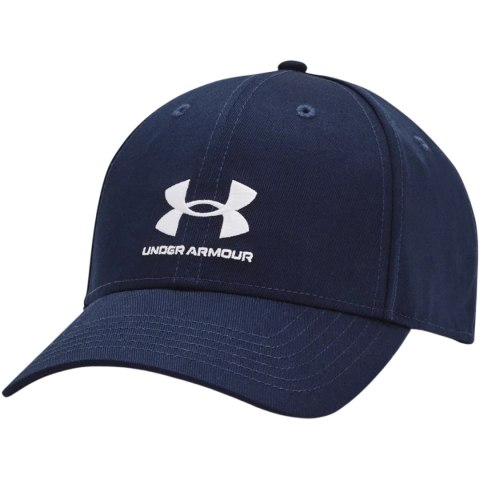 Czapka z daszkiem męska Under Armour Branded Lockup Adj OSFM granatowa 1381645 410 Czapka z daszkiem męska Under Armour Branded Lockup Adj OSFM granatowa 1381645 410