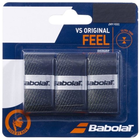 Owijka Babolat Vs Orginal Feel 3 szt. czarno-żółta 653040 232/200919 Owijka Babolat Vs Orginal Feel 3 szt. czarno-żółta 653040 232/200919