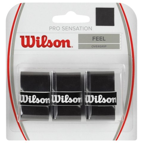 Owijka Wilson Pro Sensation Feel Overgrip 3 szt. czarne WRZ4010BK Owijka Wilson Pro Sensation Feel Overgrip 3 szt. czarne WRZ4010BK