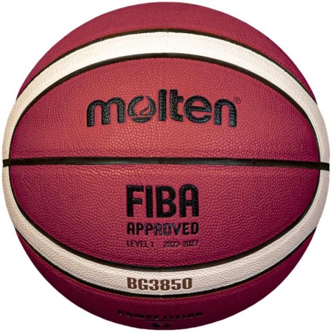 Piłka koszykowa Molten brązowa B5G3850 FIBA Piłka koszykowa Molten brązowa B5G3850 FIBA