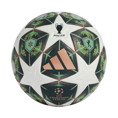 Piłka nożna adidas UCL Pro 24/25 Knockout Stages zielono-biała JH1279