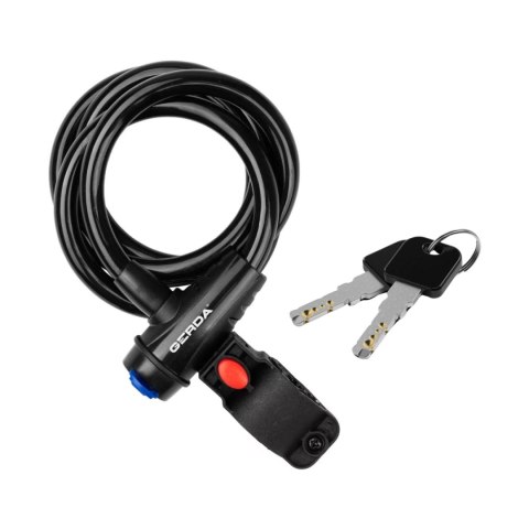 Zapięcie rowerowe Gerda długa pętla, korpus okrągły FLEX MAX 1800/12T czarne 0SFL0180012 06T2XP Zapięcie rowerowe Gerda długa pętla, korpus okrągły FLEX MAX 1800/12T czarne 0SFL0180012 06T2XP