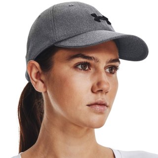 Czapka z daszkiem damska Under Armour Blitzing Adj OSFM szara 1376705 002