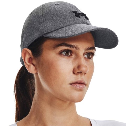 Czapka z daszkiem damska Under Armour Blitzing Adj OSFM szara 1376705 002 Czapka z daszkiem damska Under Armour Blitzing Adj OSFM szara 1376705 002