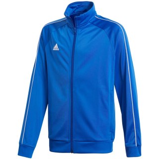 Bluza dla dzieci adidas Core 18 Polyester Jacket JUNIOR niebieska CV3578