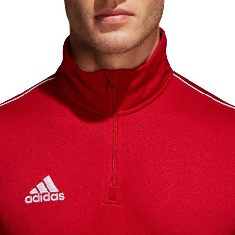 Bluza męska adidas Core 18 Training Top czerwona CV3999 Bluza męska adidas Core 18 Training Top czerwona CV3999