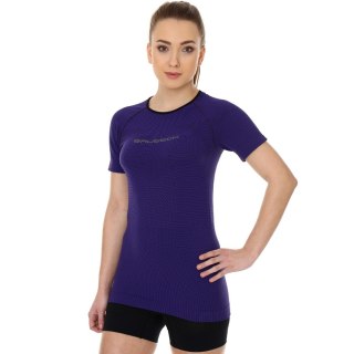 Koszulka damska Brubeck 3D PRO fioletowa SS12030