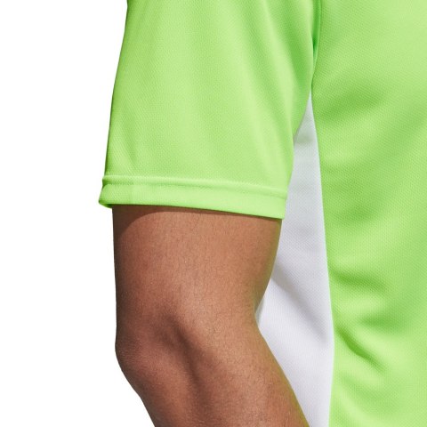Koszulka męska adidas Entrada 18 Jersey limonkowa CE9758 Koszulka męska adidas Entrada 18 Jersey limonkowa CE9758