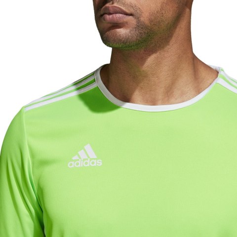 Koszulka męska adidas Entrada 18 Jersey limonkowa CE9758 Koszulka męska adidas Entrada 18 Jersey limonkowa CE9758