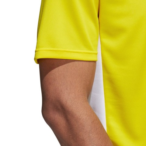 Koszulka męska adidas Entrada 18 Jersey żółta CD8390 Koszulka męska adidas Entrada 18 Jersey żółta CD8390