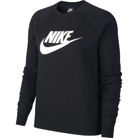 Bluza damska Nike Essentials Crew FLC HBR czarna BV4112 010 Bluza damska Nike Essentials Crew FLC HBR czarna BV4112 010