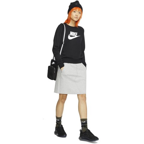 Bluza damska Nike Essentials Crew FLC HBR czarna BV4112 010 Bluza damska Nike Essentials Crew FLC HBR czarna BV4112 010
