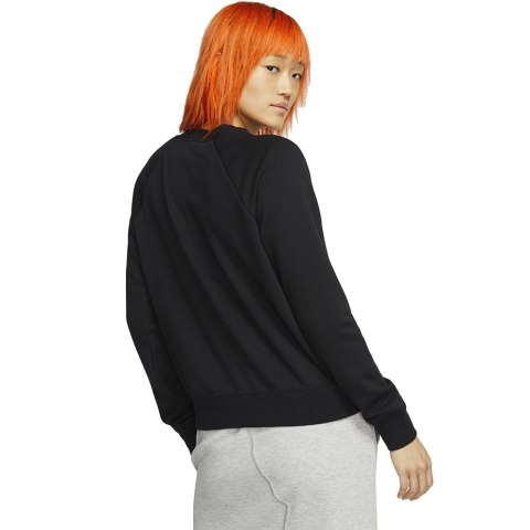 Bluza damska Nike Essentials Crew FLC HBR czarna BV4112 010 Bluza damska Nike Essentials Crew FLC HBR czarna BV4112 010