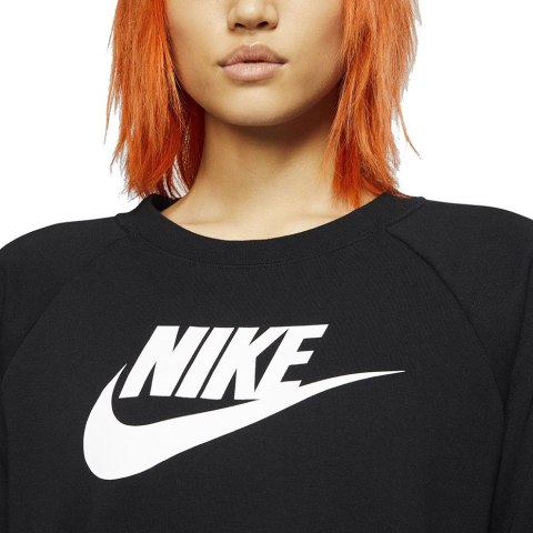 Bluza damska Nike Essentials Crew FLC HBR czarna BV4112 010 Bluza damska Nike Essentials Crew FLC HBR czarna BV4112 010