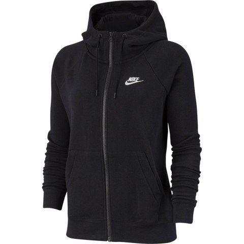 Bluza damska Nike Essentials Hoodie FZ FLC czarna BV4122 010 Bluza damska Nike Essentials Hoodie FZ FLC czarna BV4122 010