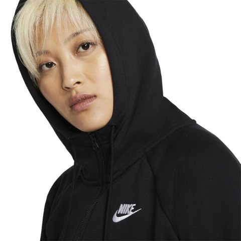 Bluza damska Nike Essentials Hoodie FZ FLC czarna BV4122 010 Bluza damska Nike Essentials Hoodie FZ FLC czarna BV4122 010