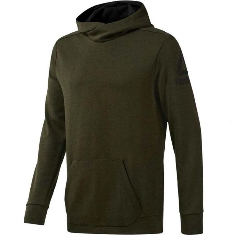 Bluza męska Reebok Workout Doubleknit Hoodie zielona DW7396 Bluza męska Reebok Workout Doubleknit Hoodie zielona DW7396