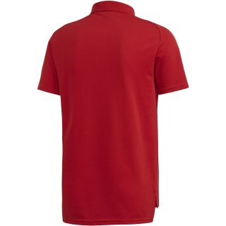 Koszulka męska adidas Condivo 20 Polo czerwono-biała ED9235