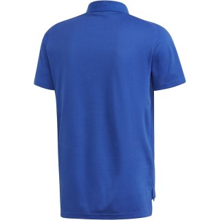 Koszulka męska adidas Condivo 20 Polo niebiesko-biała ED9237