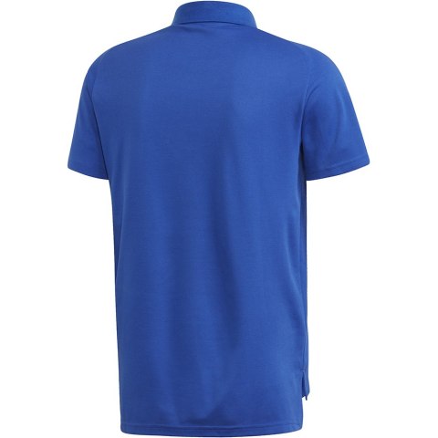 Koszulka męska adidas Condivo 20 Polo niebiesko-biała ED9237