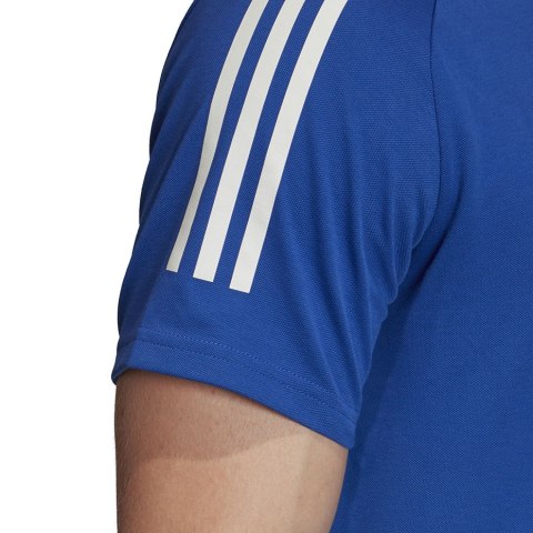 Koszulka męska adidas Condivo 20 Polo niebiesko-biała ED9237