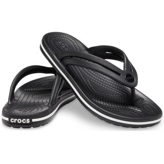 Klapki Crocs Crocband Flip W czarne 206100 001
