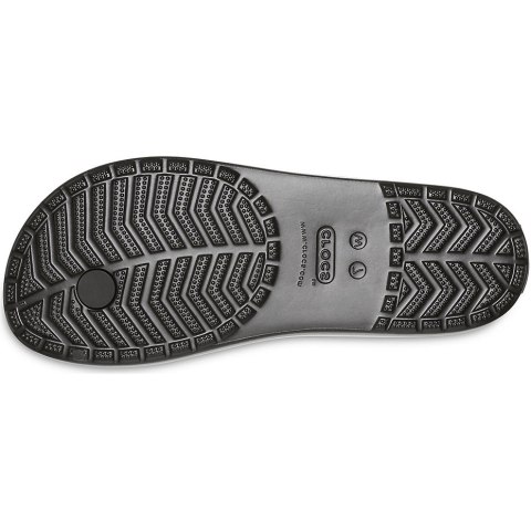 Klapki Crocs Crocband Flip W czarne 206100 001 Klapki Crocs Crocband Flip W czarne 206100 001
