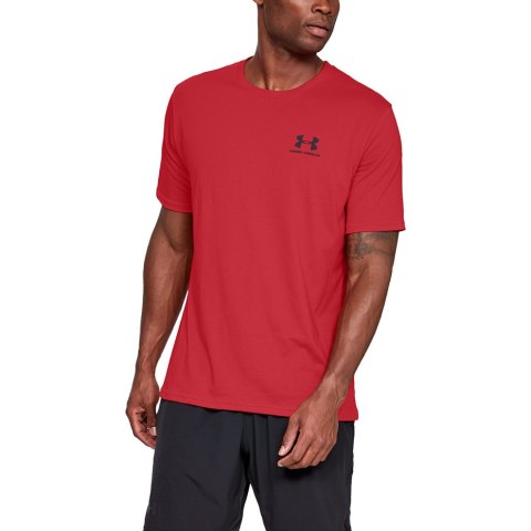 Koszulka męska Under Armour Sportstyle Left Chest SS czerwona 1326799 600 Koszulka męska Under Armour Sportstyle Left Chest SS czerwona 1326799 600