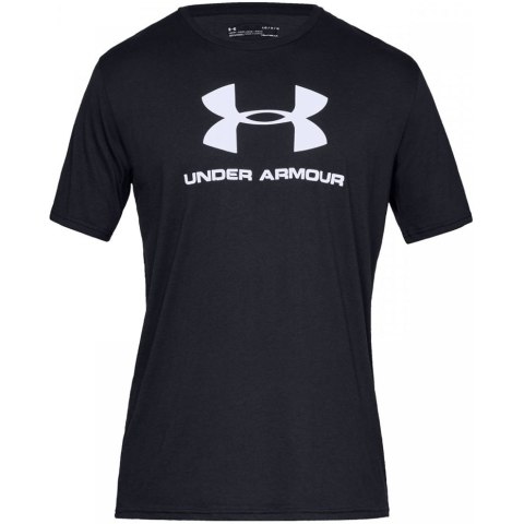 Koszulka męska Under Armour Sportstyle Logo SS czarna 1329590 001 Koszulka męska Under Armour Sportstyle Logo SS czarna 1329590 001