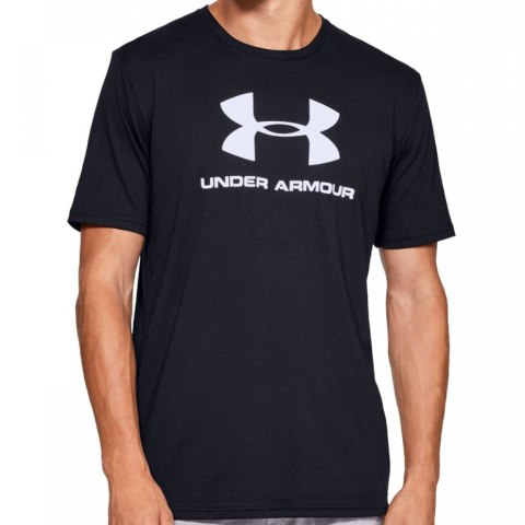 Koszulka męska Under Armour Sportstyle Logo SS czarna 1329590 001 Koszulka męska Under Armour Sportstyle Logo SS czarna 1329590 001