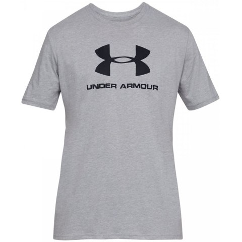 Koszulka męska Under Armour Sportstyle Logo SS szara 1329590 036 Koszulka męska Under Armour Sportstyle Logo SS szara 1329590 036