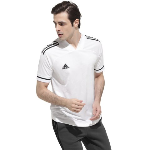 Koszulka męska adidas Condivo 20 Jersey biała FT7255 Koszulka męska adidas Condivo 20 Jersey biała FT7255