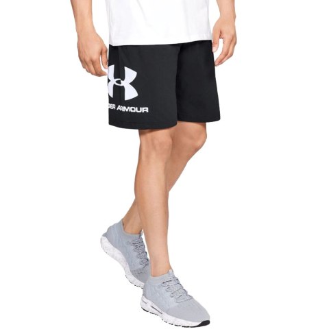 Spodenki męskie Under Armour Sportstyle Cotton Logo czarne 1329300 001 Spodenki męskie Under Armour Sportstyle Cotton Logo czarne 1329300 001