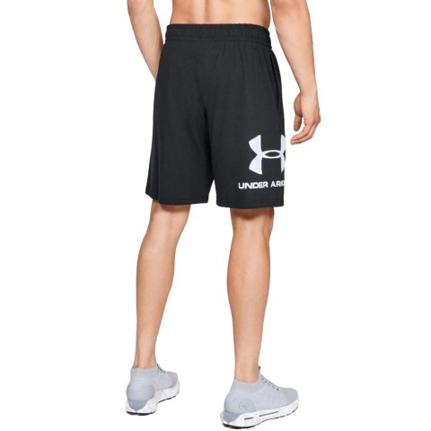 Spodenki męskie Under Armour Sportstyle Cotton Logo czarne 1329300 001 Spodenki męskie Under Armour Sportstyle Cotton Logo czarne 1329300 001