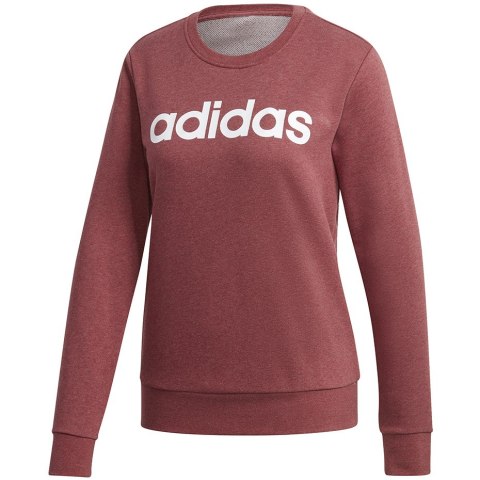 Bluza damska adidas Essentials Linear Crewneck bordowa GD2956 Bluza damska adidas Essentials Linear Crewneck bordowa GD2956