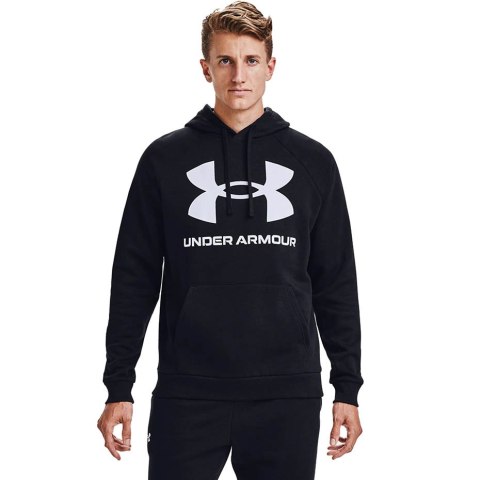 Bluza męska Under Armour Rival Fleece Big Logo HD czarna 1357093 001 Bluza męska Under Armour Rival Fleece Big Logo HD czarna 1357093 001