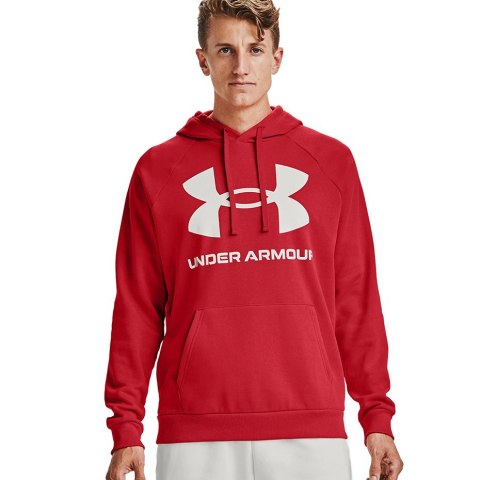 Bluza męska Under Armour Rival Fleece Big Logo HD czerwona 1357093 608 Bluza męska Under Armour Rival Fleece Big Logo HD czerwona 1357093 608