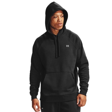 Bluza męska Under Armour Rival Fleece Hoodie czarna 1357092 001 Bluza męska Under Armour Rival Fleece Hoodie czarna 1357092 001