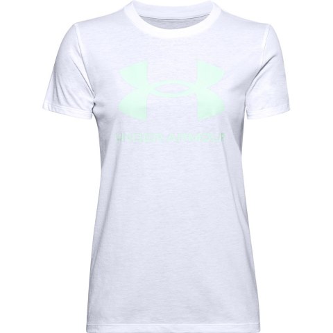Koszulka damska Under Armour Live Sportstyle Graphic Ssc biała 1356305 100 Koszulka damska Under Armour Live Sportstyle Graphic Ssc biała 1356305 100