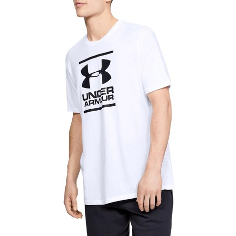 Koszulka męska Under Armour Gl Foundation Ss T biała 1326849 100 Koszulka męska Under Armour Gl Foundation Ss T biała 1326849 100