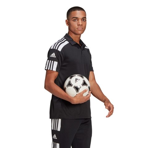 Koszulka męska adidas Squadra 21 Polo czarna GK9556 Koszulka męska adidas Squadra 21 Polo czarna GK9556