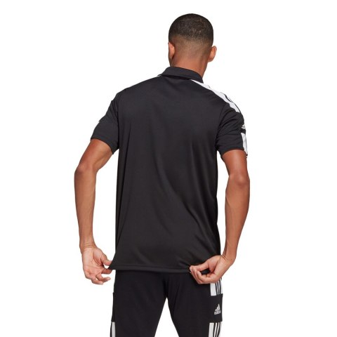 Koszulka męska adidas Squadra 21 Polo czarna GK9556 Koszulka męska adidas Squadra 21 Polo czarna GK9556