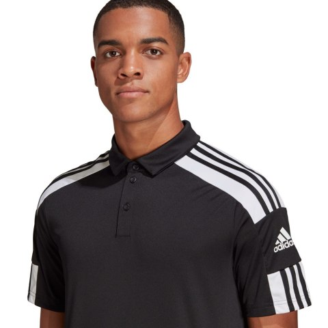 Koszulka męska adidas Squadra 21 Polo czarna GK9556 Koszulka męska adidas Squadra 21 Polo czarna GK9556