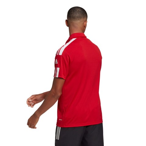 Koszulka męska adidas Squadra 21 Polo czerowna GP6429 Koszulka męska adidas Squadra 21 Polo czerowna GP6429