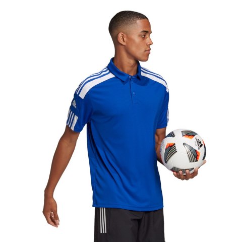 Koszulka męska adidas Squadra 21 Polo niebieska GP6427 Koszulka męska adidas Squadra 21 Polo niebieska GP6427