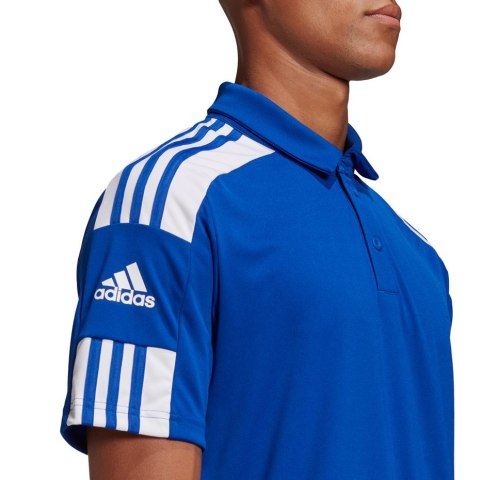 Koszulka męska adidas Squadra 21 Polo niebieska GP6427 Koszulka męska adidas Squadra 21 Polo niebieska GP6427
