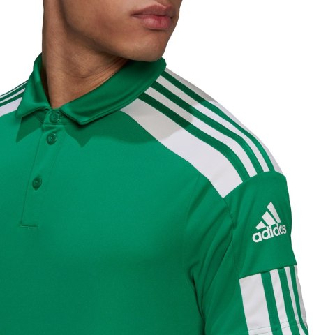 Koszulka męska adidas Squadra 21 Polo zielona GP6430 Koszulka męska adidas Squadra 21 Polo zielona GP6430