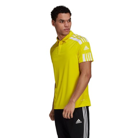 Koszulka męska adidas Squadra 21 Polo żółta GP6428 Koszulka męska adidas Squadra 21 Polo żółta GP6428
