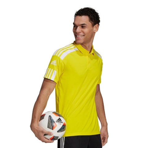 Koszulka męska adidas Squadra 21 Polo żółta GP6428 Koszulka męska adidas Squadra 21 Polo żółta GP6428