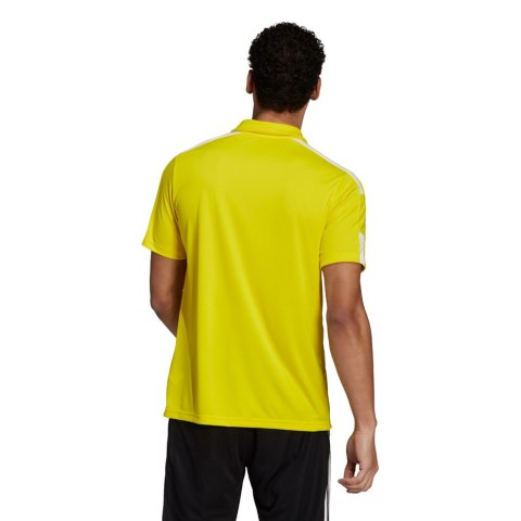 Koszulka męska adidas Squadra 21 Polo żółta GP6428 Koszulka męska adidas Squadra 21 Polo żółta GP6428
